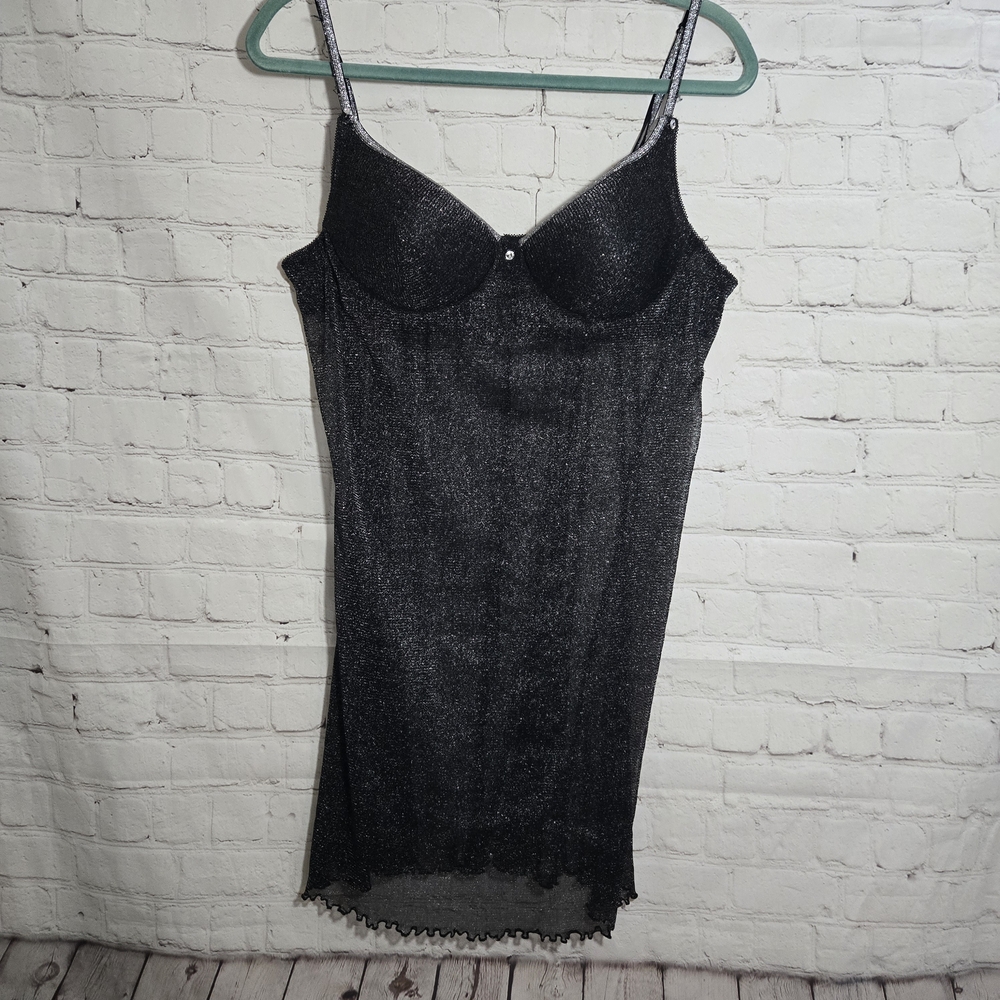 Seductive Wear By Cinema Etoile Sheer Babydoll‎ Nightie Fairy Sexy Chemise Sz XL